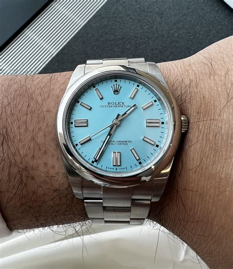 rolex op 41 turquoise